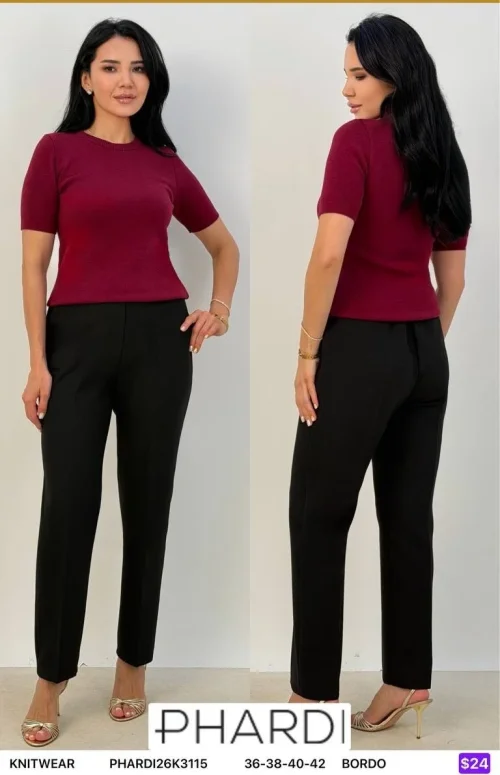 Трикотаж PHARDI (Burgundy, модель PHARDI26K3115) оптом