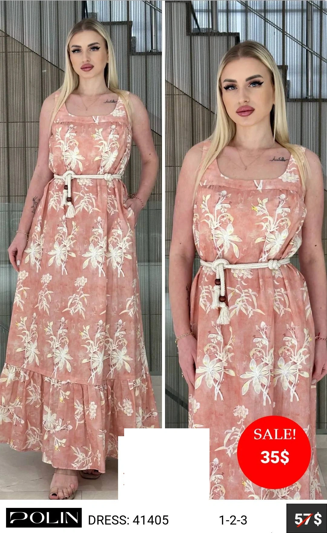 Платье POLİN (модель 41405) оптом