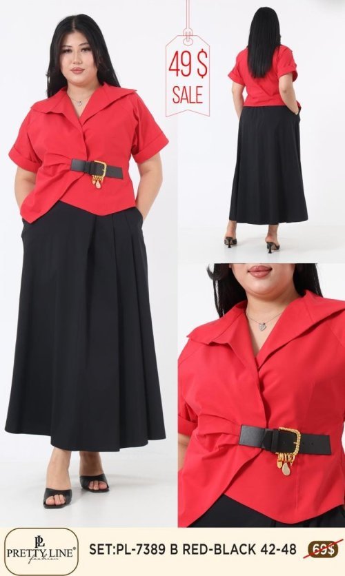 Костюм Pretty Line (Черный, модель PL-7389) оптом