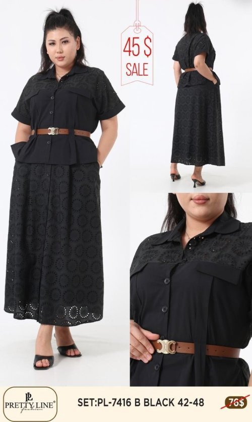 Костюм Pretty Line (Черный, модель PL-7416) оптом