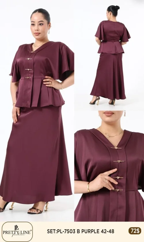 Костюмы и комплекты Pretty Line (Фиолетовый, модель PL-7503) оптом