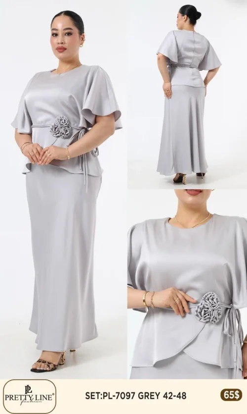 Костюмы и комплекты Pretty Line (Серый, модель PL-7097) оптом