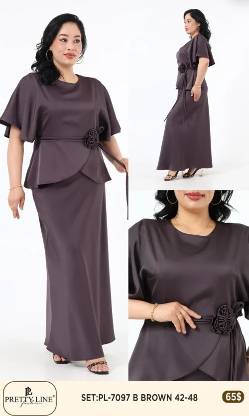 Костюмы и комплекты Pretty Line (Коричневый, модель PL-7097) оптом