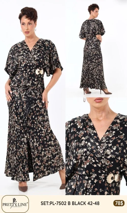 Костюмы и комплекты Pretty Line (Черный, модель PL-7502) оптом