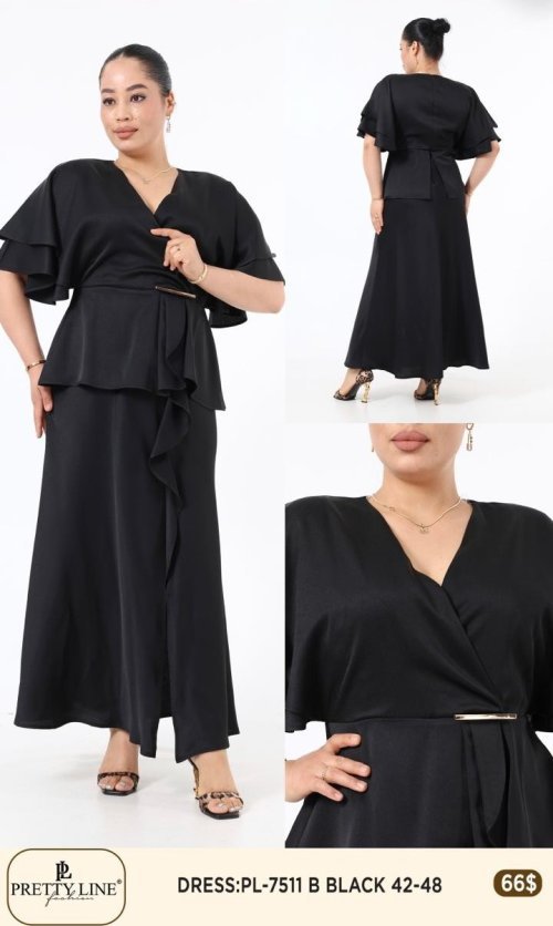 Платье Pretty Line (Черный, модель PL-7511) оптом