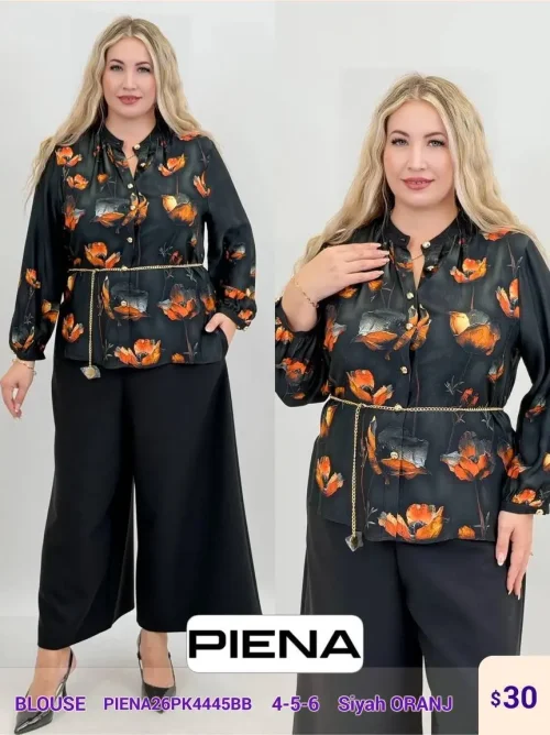 Блузка PiENA (Black, модель PIENA26PK4445BB) оптом