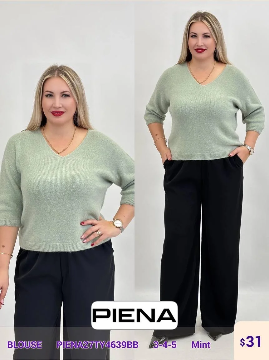 Блузка PiENA (Mint, модель PIENA27TY4639BB) оптом