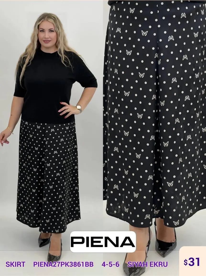 Юбка PiENA (Black, модель PIENA27PK3861BB) оптом