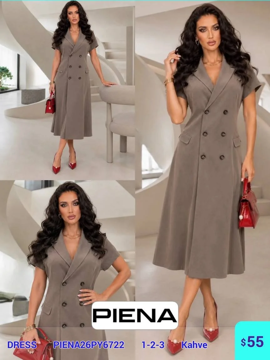 Платье PiENA (Brown, модель PIENA26PY6722) оптом