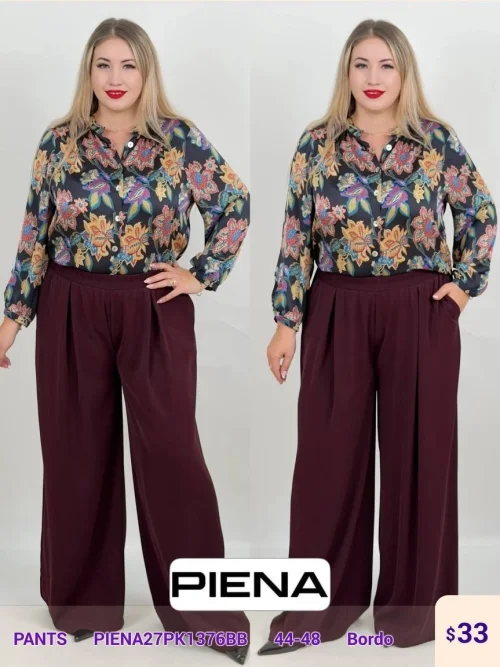 Брюки PiENA (Burgundy, модель PIENA27PK1376BB) оптом