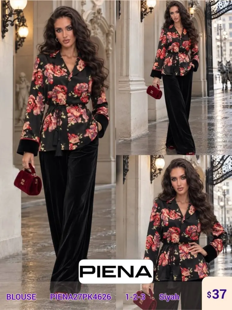 Блузка PiENA (Black, модель PIENA27PK4626) оптом
