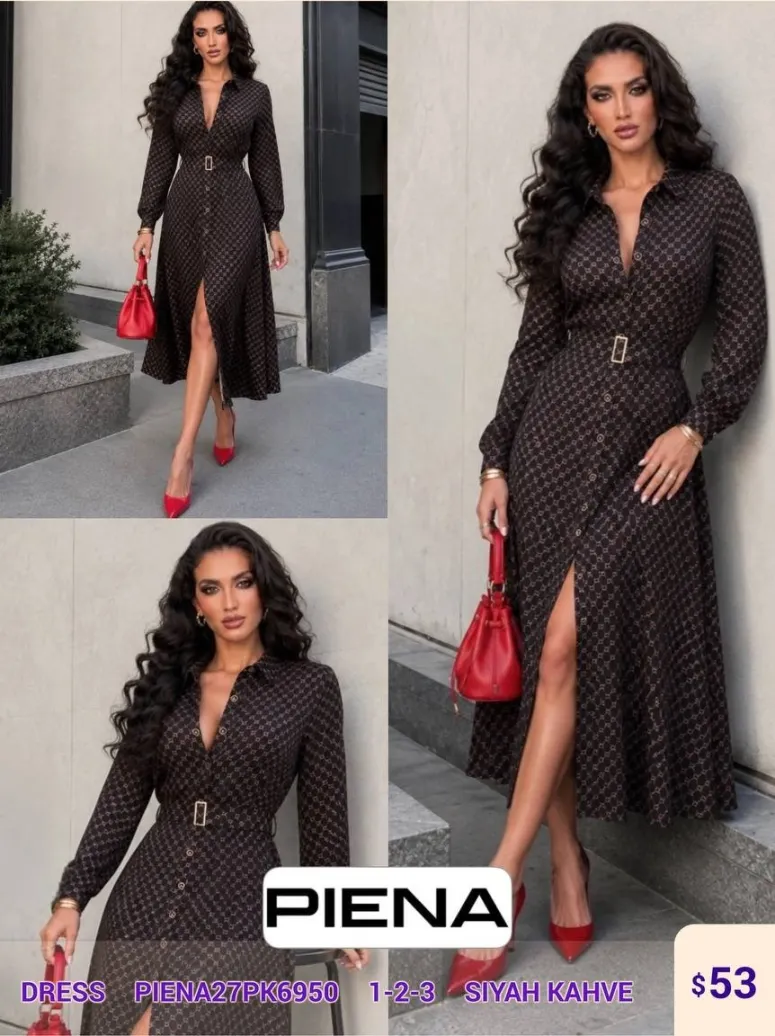 Платье PiENA (Black, модель PIENA27PK6950) оптом