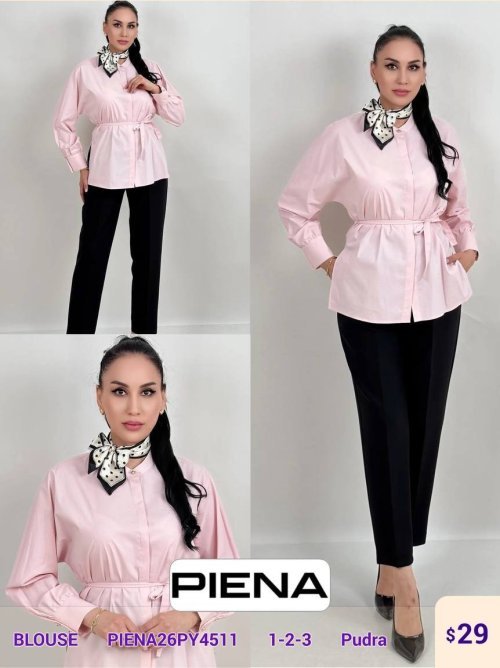 Блузка PiENA (Pink, модель PIENA26PY45111) оптом