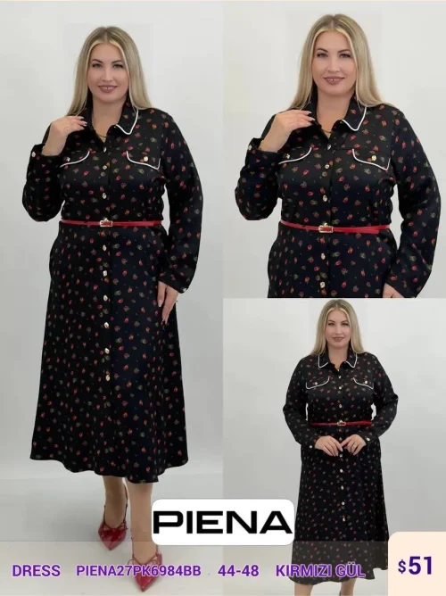 Платье PiENA (Red, модель PIENA27PK6984BB) оптом