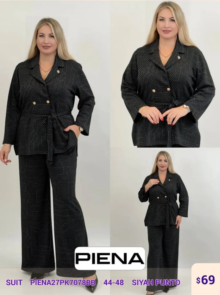 Костюмы и комплекты PiENA (Black, модель PIENA27PK7078BB) оптом