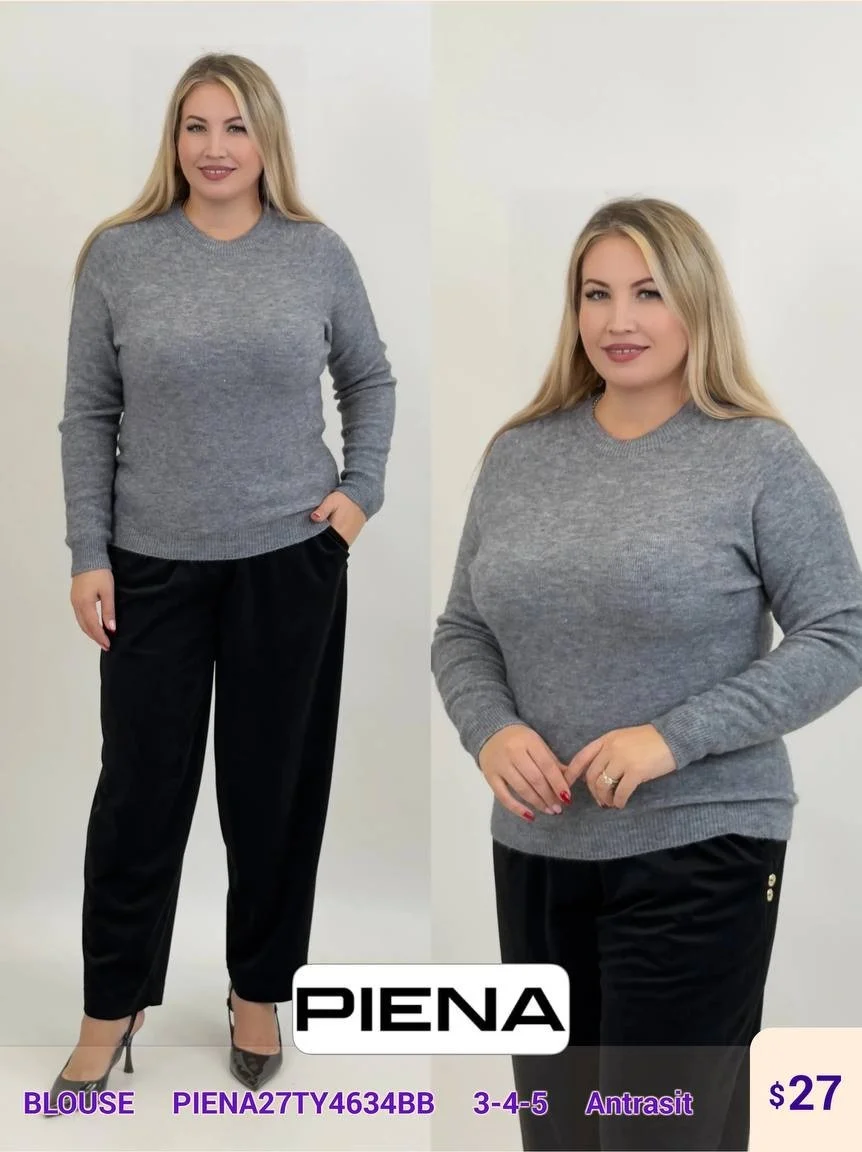 Блузка PiENA (Dark gray, модель PIENA27TY4634BB3) оптом