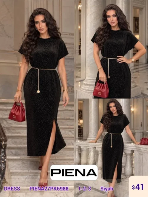 Платье PiENA (Black, модель PIENA27PK6988) оптом