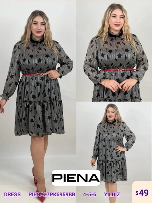Платье PiENA (Not specified, модель PIENA27PK6959BB) оптом