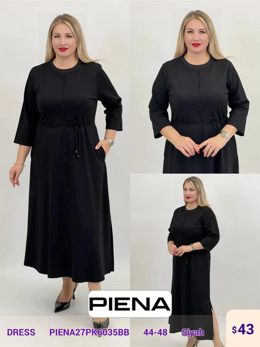Платье PiENA (Black, модель PIENA27PK6035BB) оптом