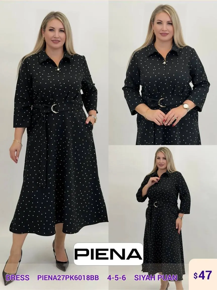 Платье PiENA (Black, модель PIENA27PK6018BB) оптом