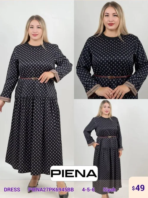 Платье PiENA (Black, модель PIENA27PK6945BB) оптом