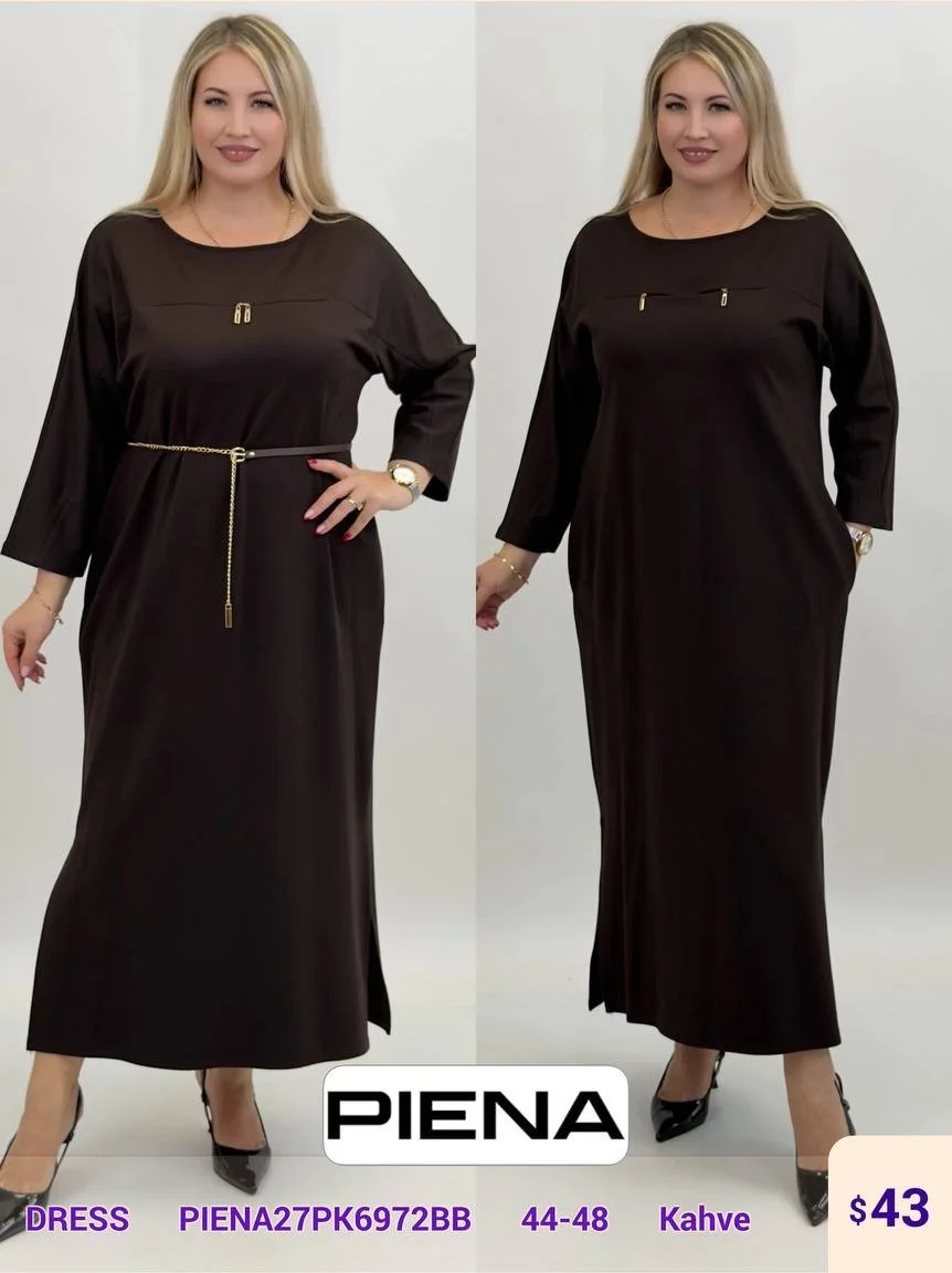 Платье PiENA (Brown, модель PIENA27PK6972BB) оптом