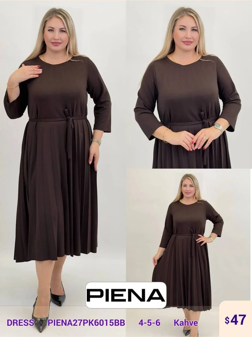 Платье PiENA (Brown, модель PIENA27PK6015BB) оптом