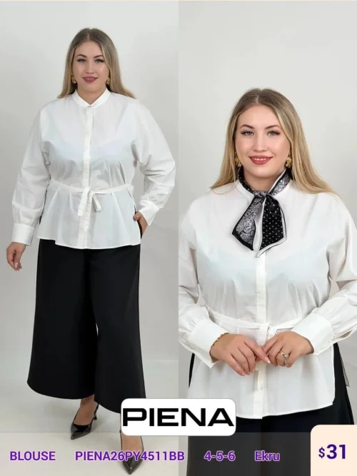 Блузка PiENA (Cream, модель PIENA26PY4511BB) оптом