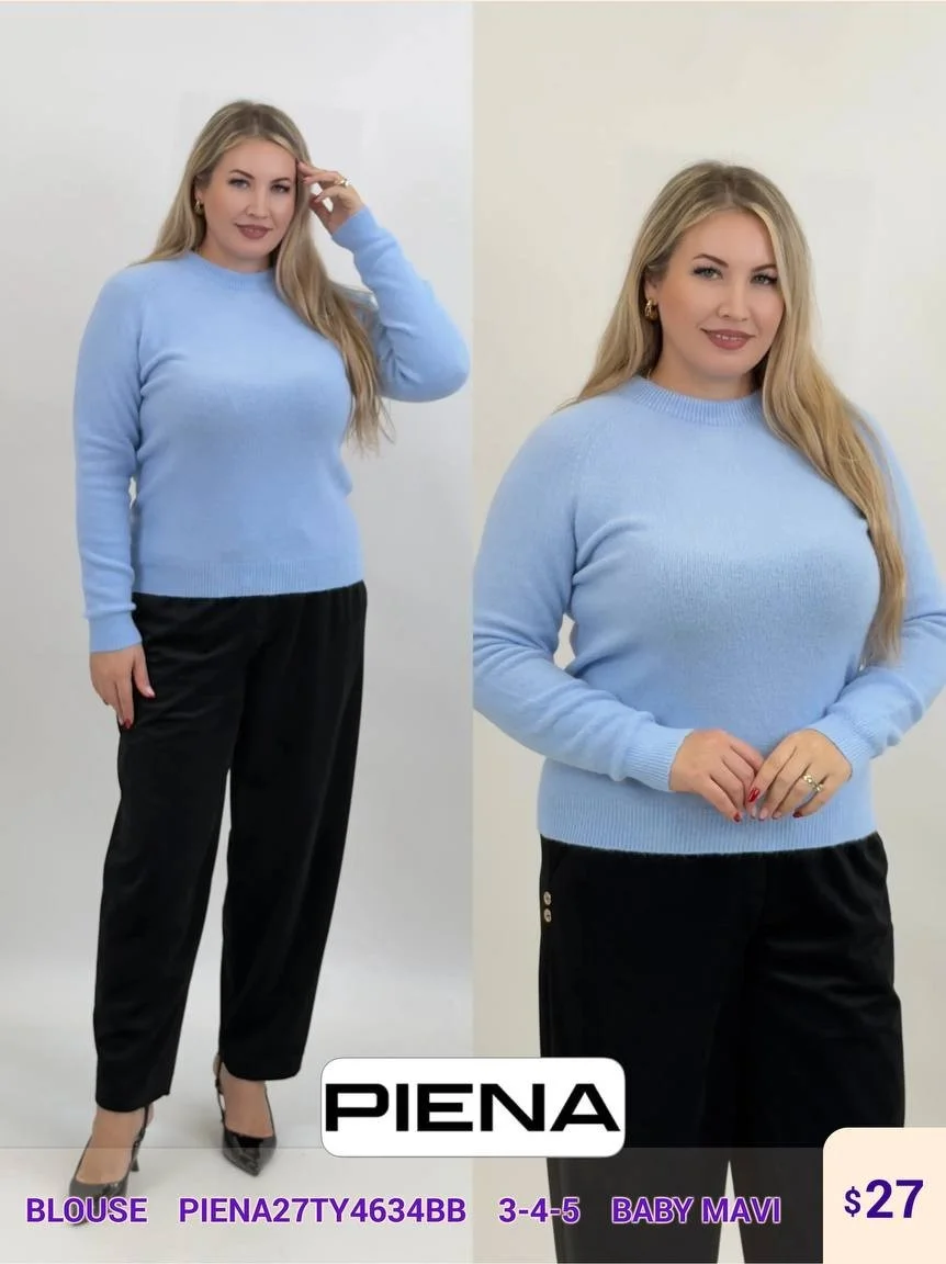 Блузка PiENA (Blue, модель PIENA27TY4634BB) оптом