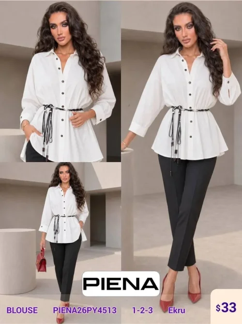 Блузка PiENA (Cream, модель PIENA26PY4513) оптом