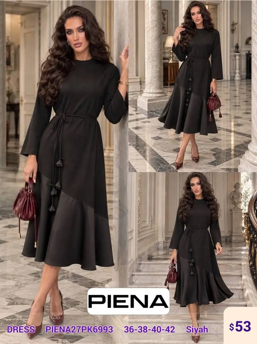 Платье PiENA (Black, модель PIENA27PK6993) оптом