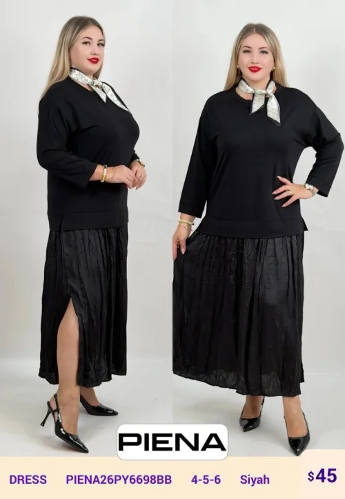 Платье PiENA (Black, модель PIENA26PY6698BB) оптом