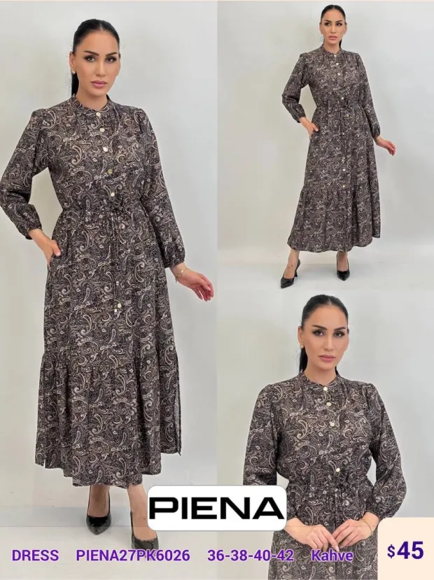 Платье PiENA (Brown, модель PIENA27PK6026) оптом