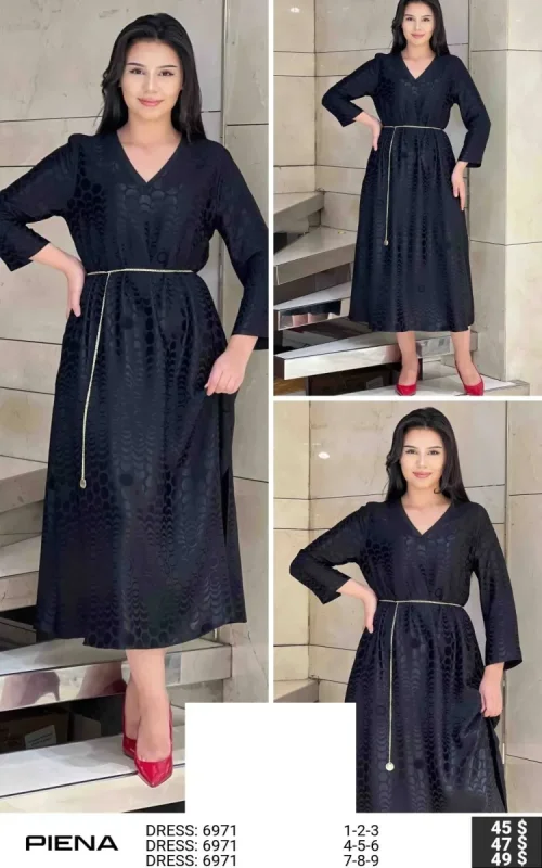 Платье PiENA (Black, модель 6971) оптом