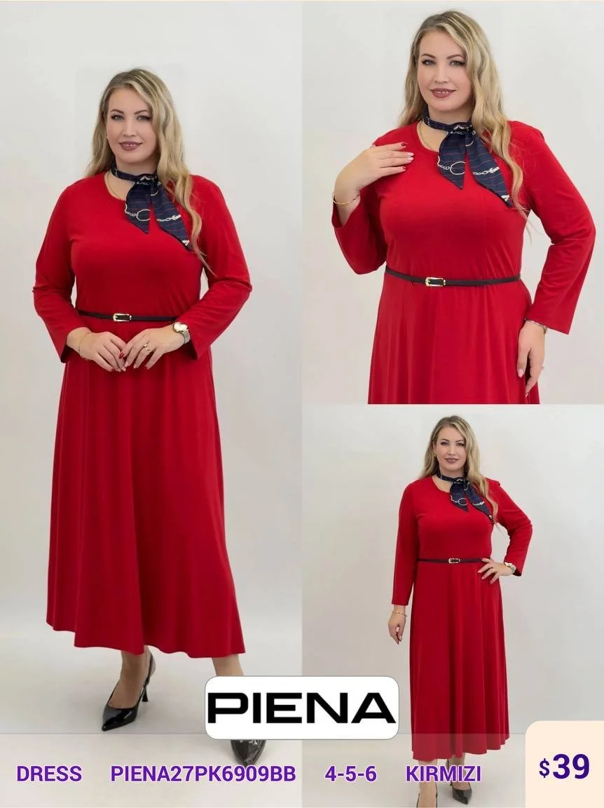 Платье PiENA (Red, модель PIENA27PK6909BB) оптом