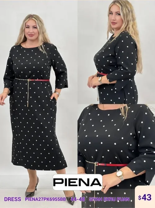 Платье PiENA (Black, модель PIENA27PK6955BB) оптом