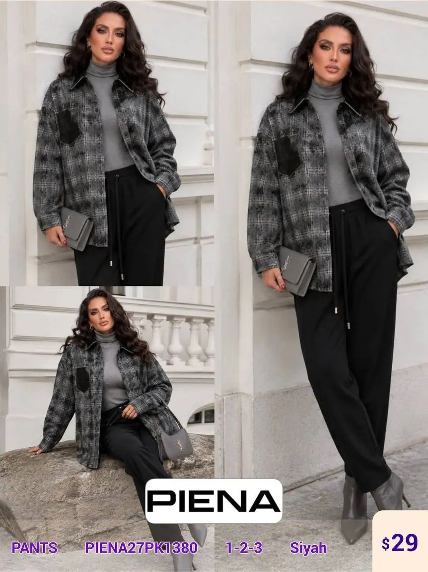 Брюки PiENA (Black, модель PIENA27PK1380) оптом