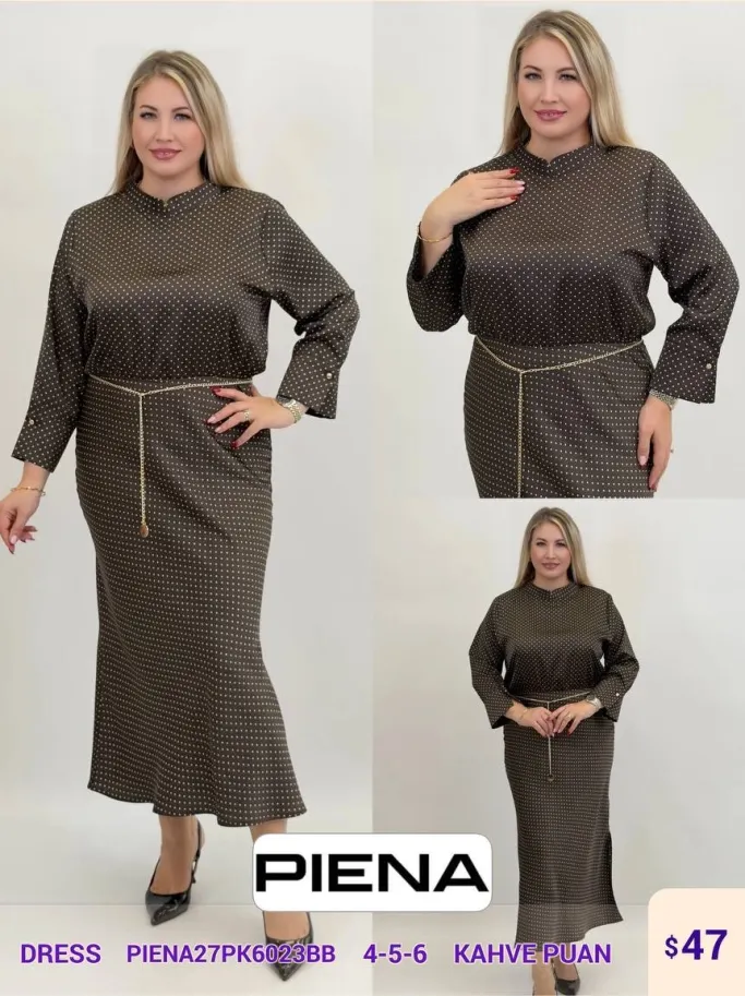Платье PiENA (Brown, модель PIENA27PK6023BB) оптом