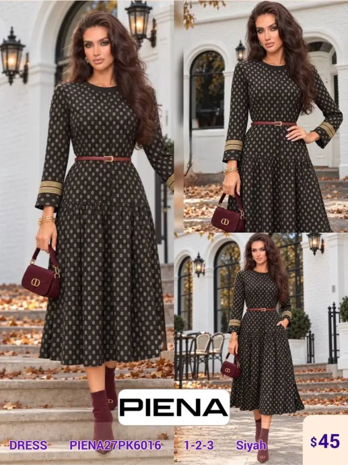 Платье PiENA (Black, модель PIENA27PK6016) оптом