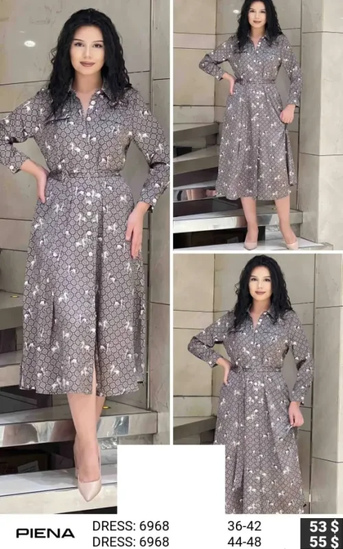 Платье PiENA (Gray, модель 6968) оптом