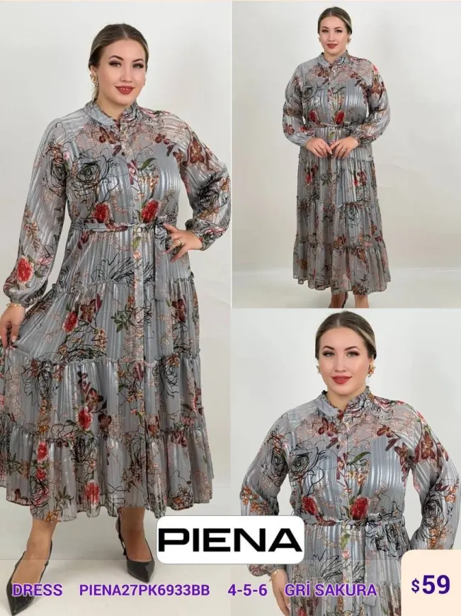Платье PiENA (Not specified, модель PIENA27PK6933BB) оптом