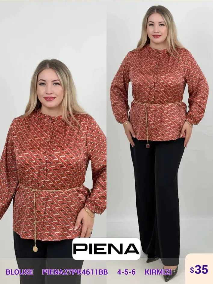 Блузка PiENA (Red, модель PIENA27PK4611BB) оптом