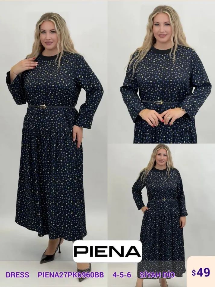 Платье PiENA (Black, модель PIENA27PK6960BB) оптом