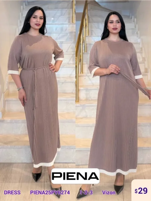 Платье PiENA (Beige, модель PIENA25PY6274) оптом