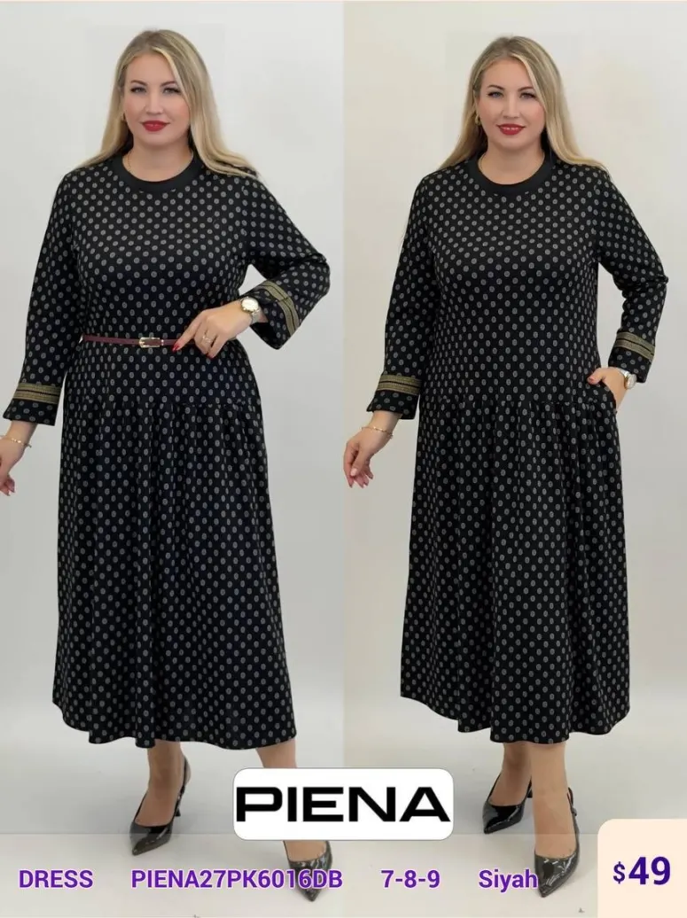 Платье PiENA (Black, модель PIENA27PK6016DB) оптом