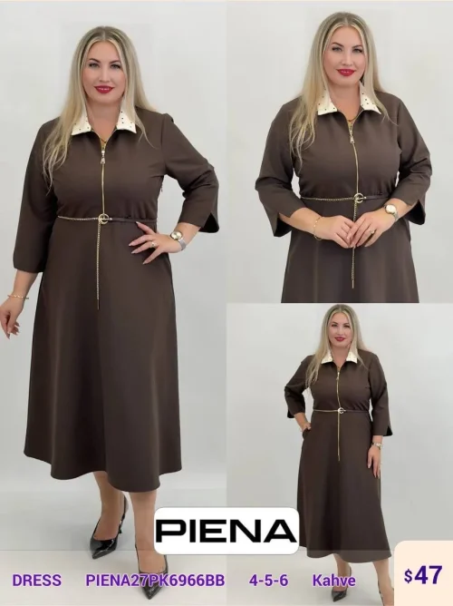 Платье PiENA (Brown, модель PIENA27PK6966BB) оптом