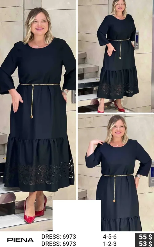 Платье PiENA (Black, модель 6973) оптом