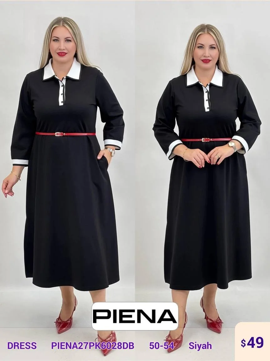 Платье PiENA (Black, модель PIENA27PK6028DB) оптом