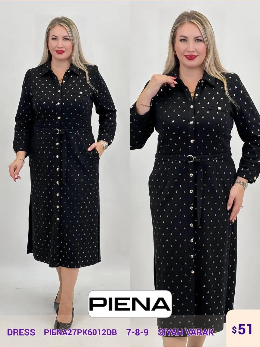 Платье PiENA (Black, модель PIENA27PK6012DB) оптом