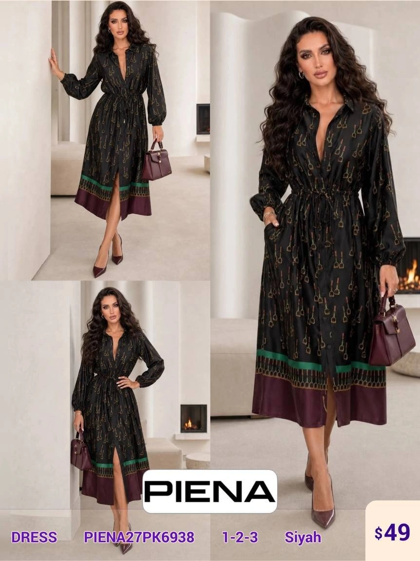 Платье PiENA (Black, модель PIENA27PK6938) оптом